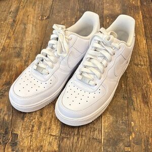 Nike AF1 Women's All-White Athletic Sneakers